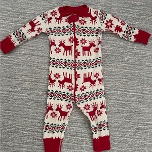 Hanna Andersson Christmas Baby One Piece 12-18